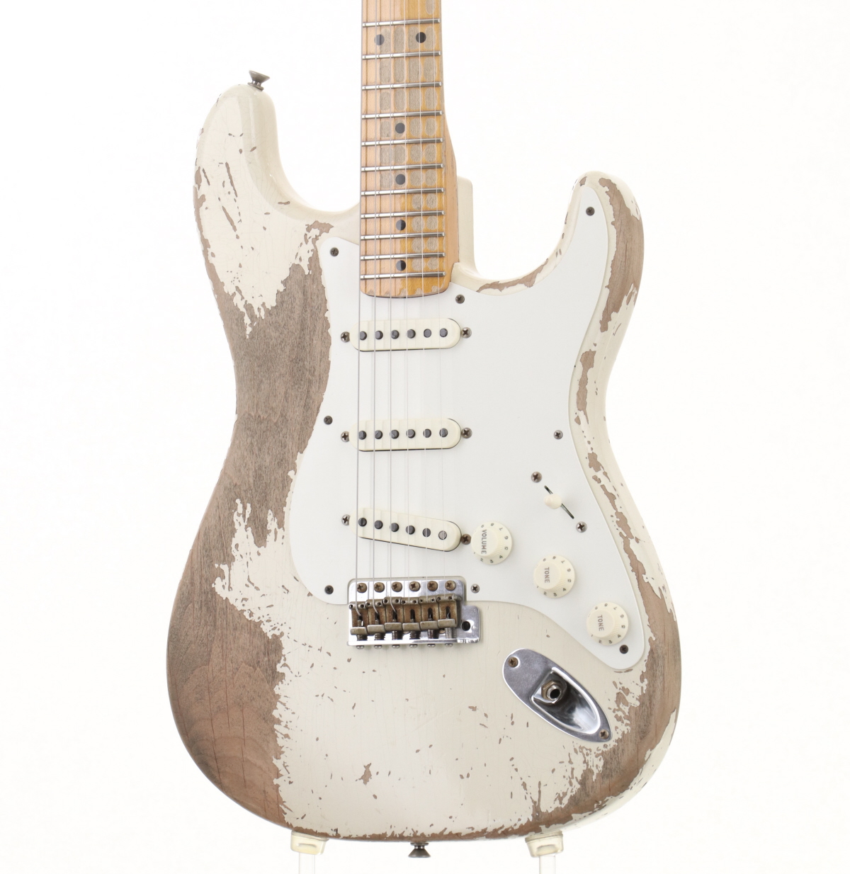 美品Fender Stratocaster アイボリー Fender Custom Shop 1956 Stratocaster Heavy Relic Aged India
