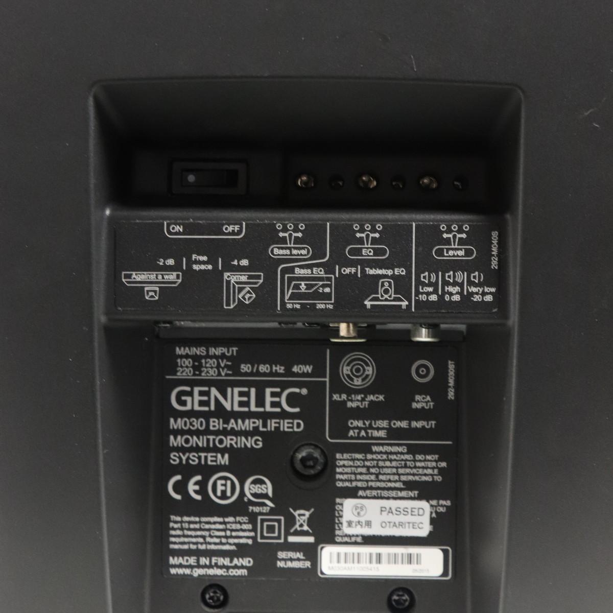 【値下げ中】GENELEC M030 モニタースピーカー ペア 美品 希少 中古】GENELEC / M030 ペアセット 【梅田店】 | イシバシ楽器