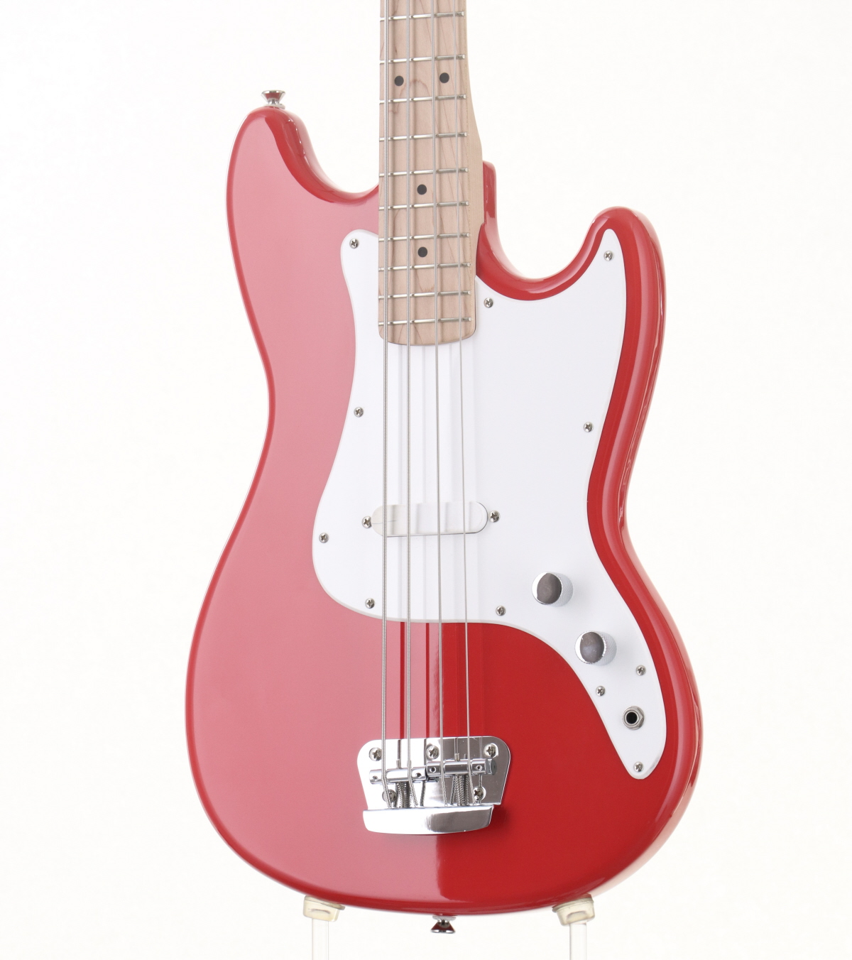 中古】Squier by Fender / Bronco Bass Maple Fingerboard White