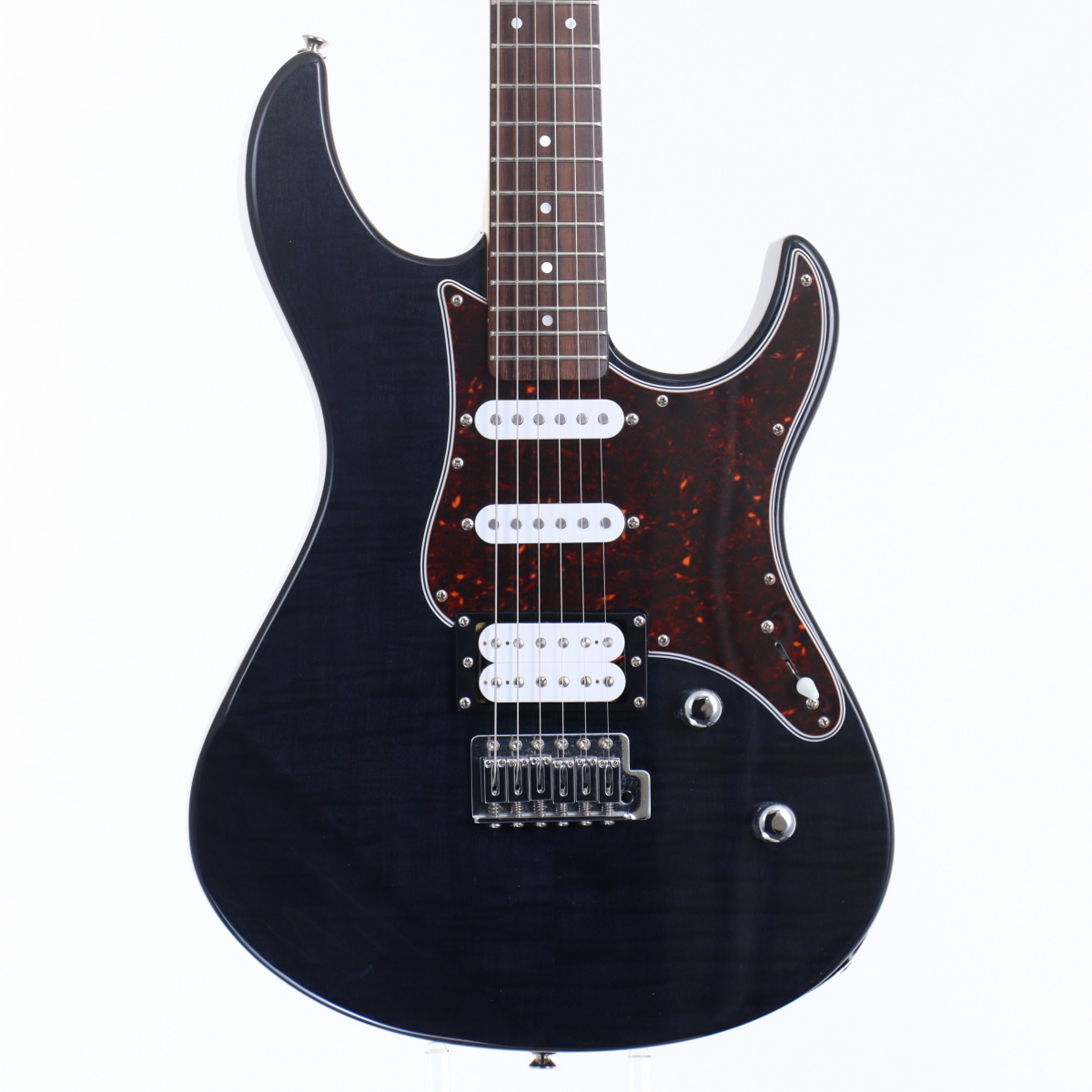 YAMAHA PACIFICA 212VFM エレキギター 黒 Yamaha PAC212VFM Flame Maple Top Electric Guitar Translucent