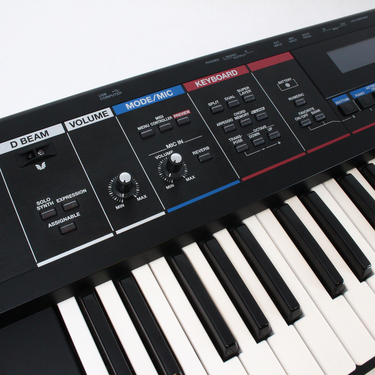 Roland JUNO-DI わずかに傷や汚れ有り　動作問題なし Amazon | Roland ローランド モバイルシンセサイザー with Song