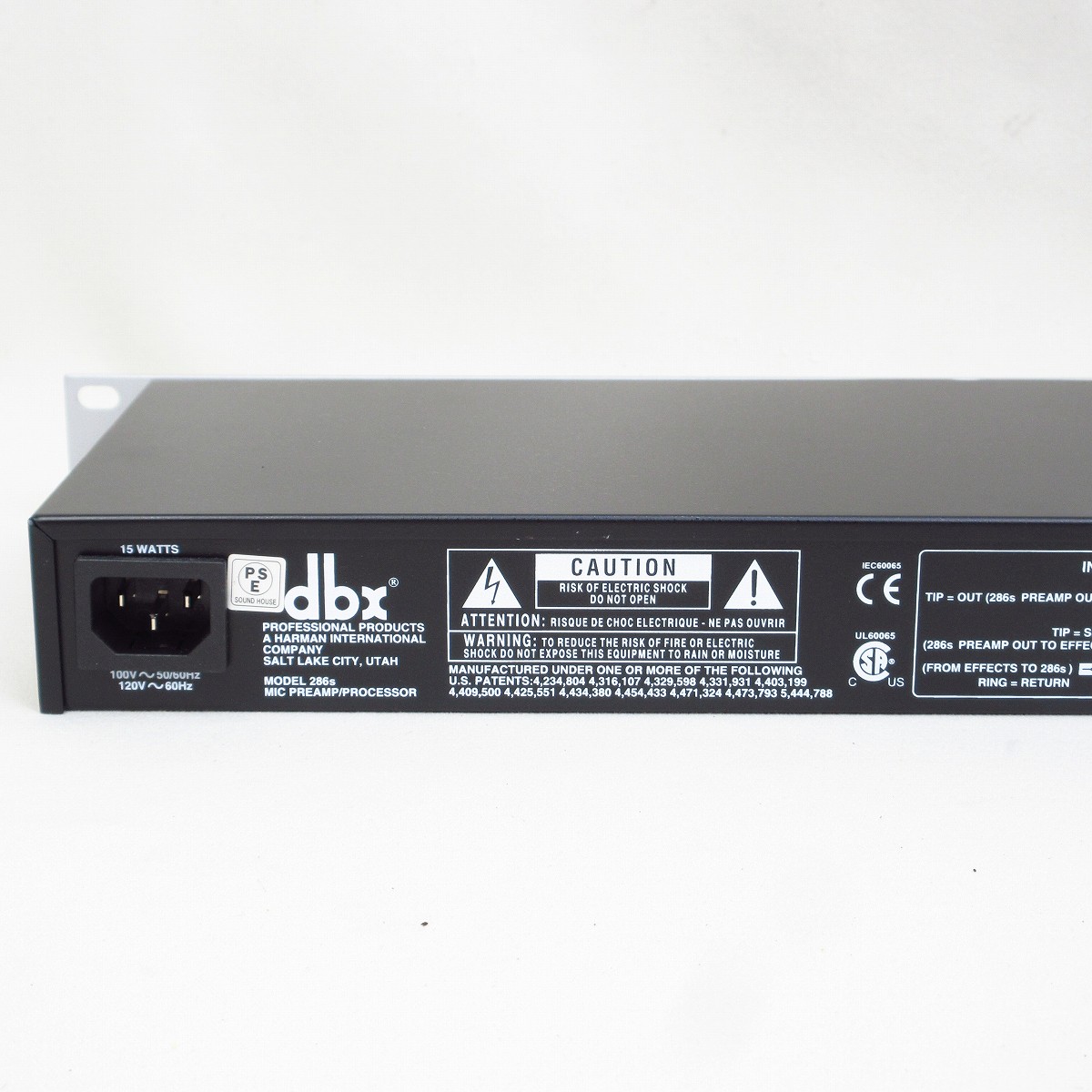 【箱無し】dbx ( ディービーエックス )286s Amazon.com: dbx, 1 286s Microphone Preamp & Channel Strip