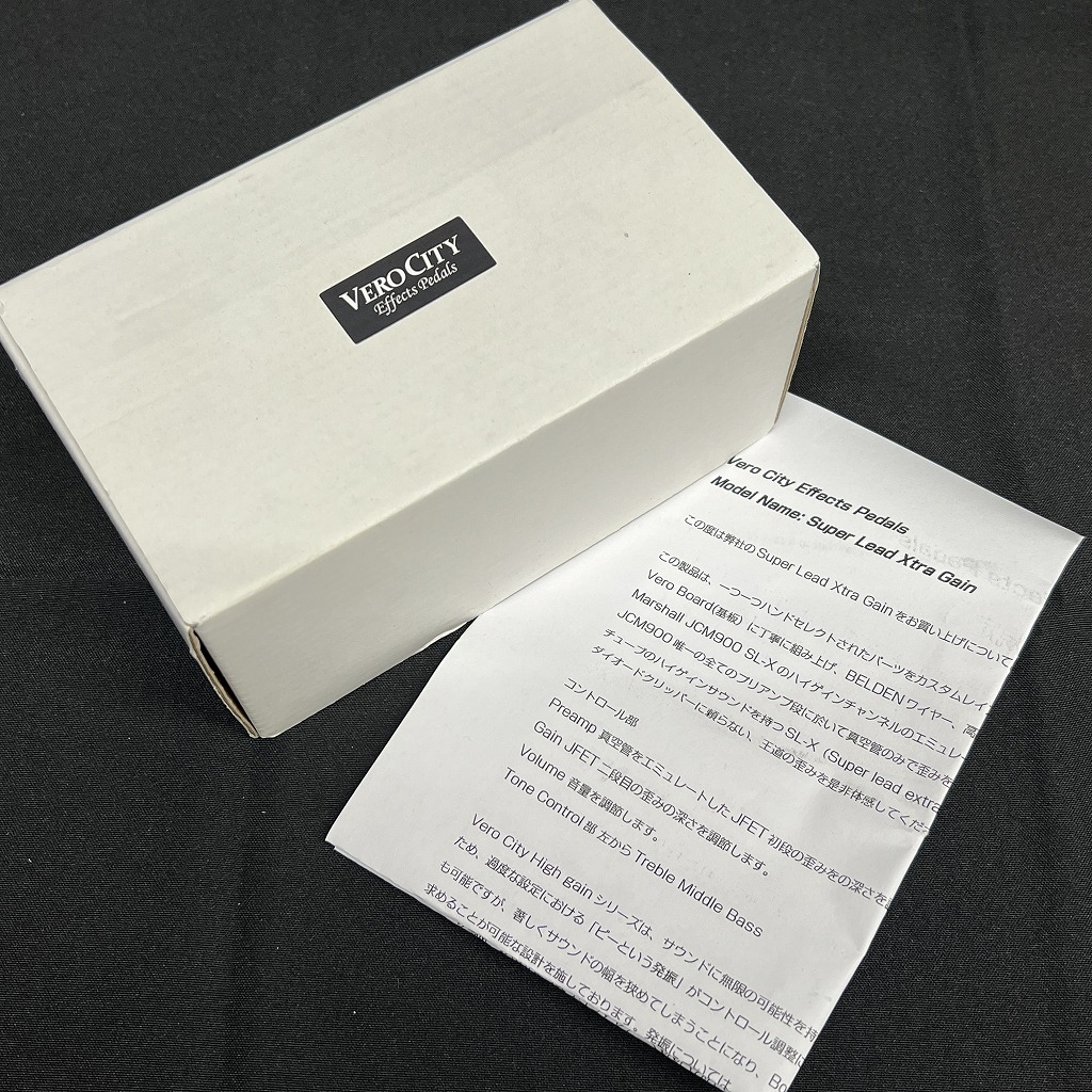 ギター VeroCity Effects Super Lead Xtra Gain VeroCity Effects Pedals Super Lead Xtra Gain試奏動画(Dr住吉