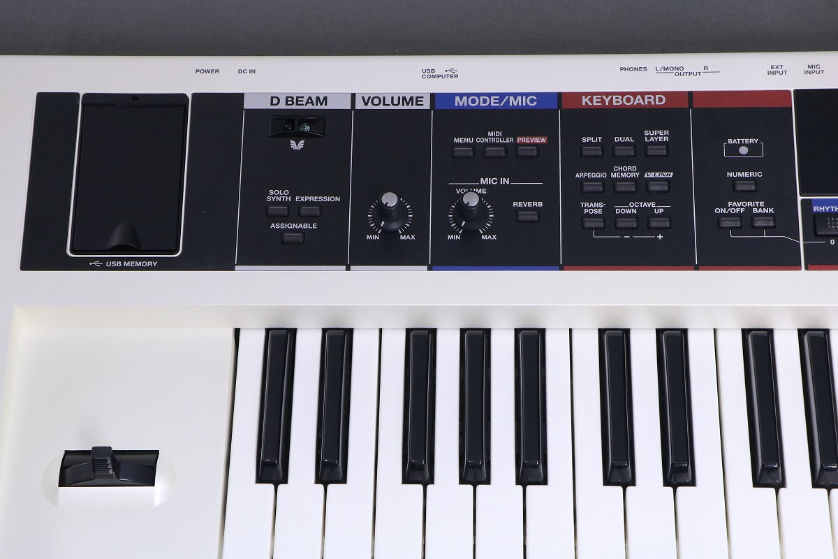 Roland JUNO-Di ホワイト Open Box Roland JUNO-Di Mobile Synthesizer White White