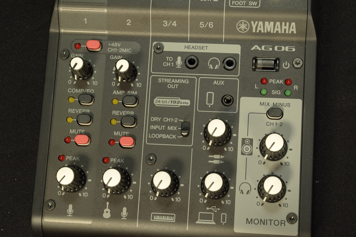 YAMAHA AG06MK2 ブラック　中古品 ヤマハ AG06MK2 [ブラック] オークション比較 - 価格.com