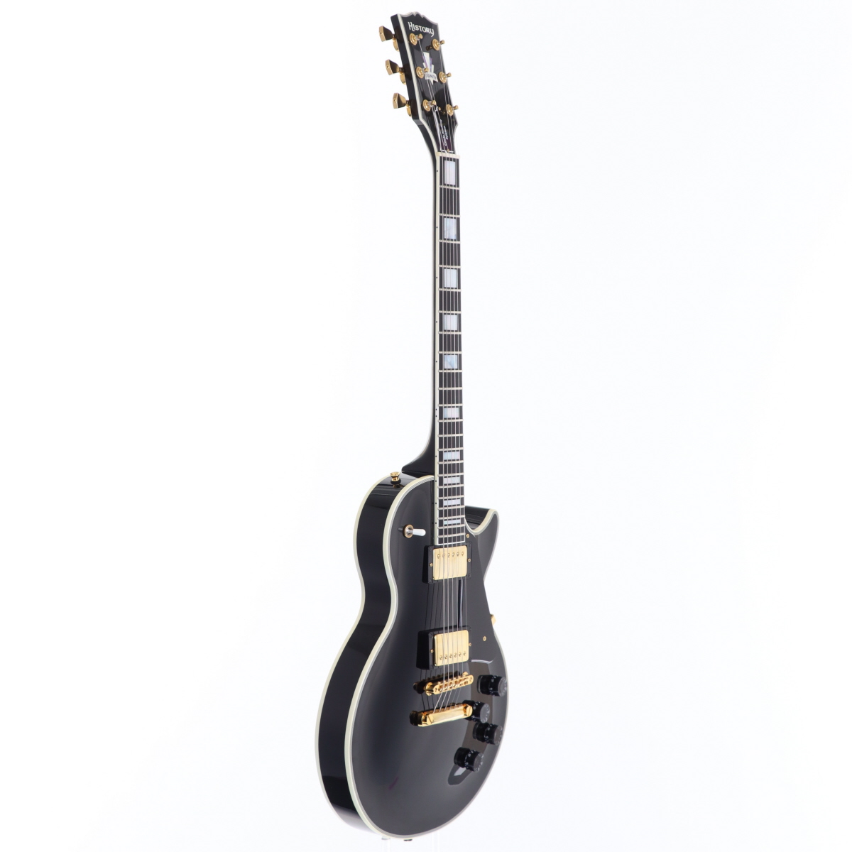 HISTORY SH-LSVブラック ヘリテージウッド HISTORY SH-LCV Les Paul Custom Type Black 2014（中古）【楽器