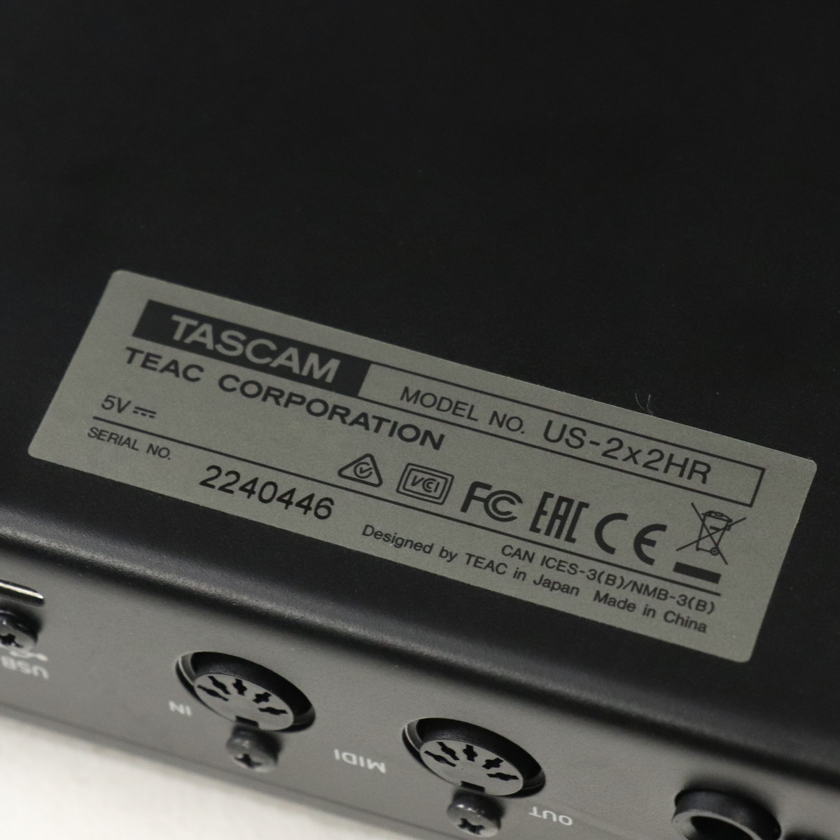 中古】TASCAM / US-2x2HR 【梅田店】 | イシバシ楽器