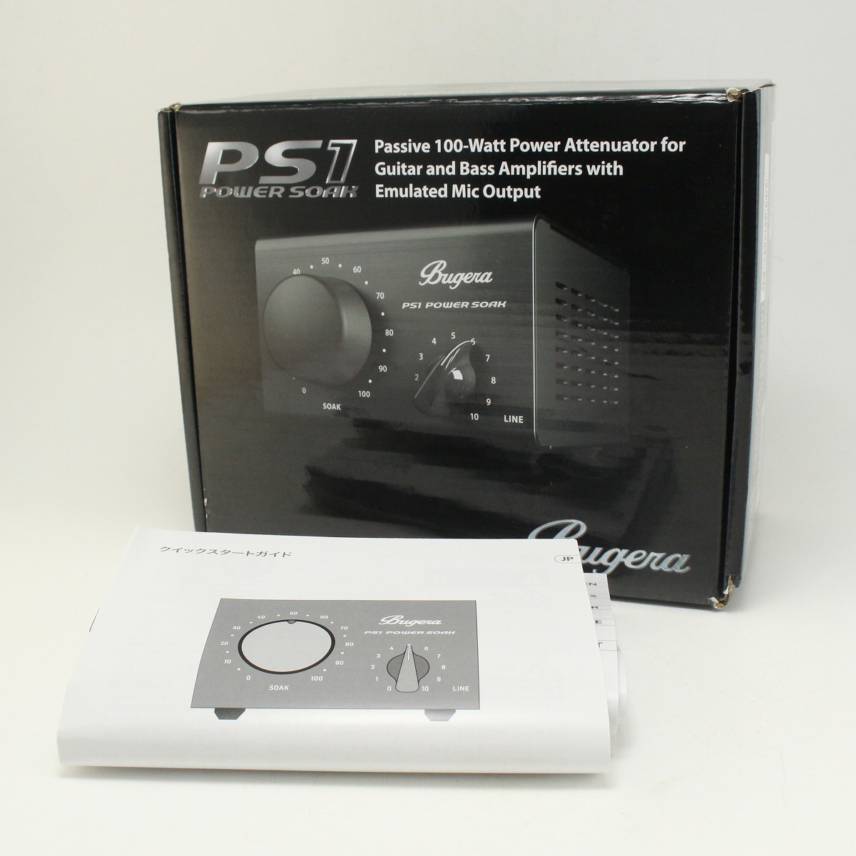 Bugera PS1 POWER SOAK パワーアッテネーター、 ケーブル付 Bugera PS1 POWER SOAK アッテネータ