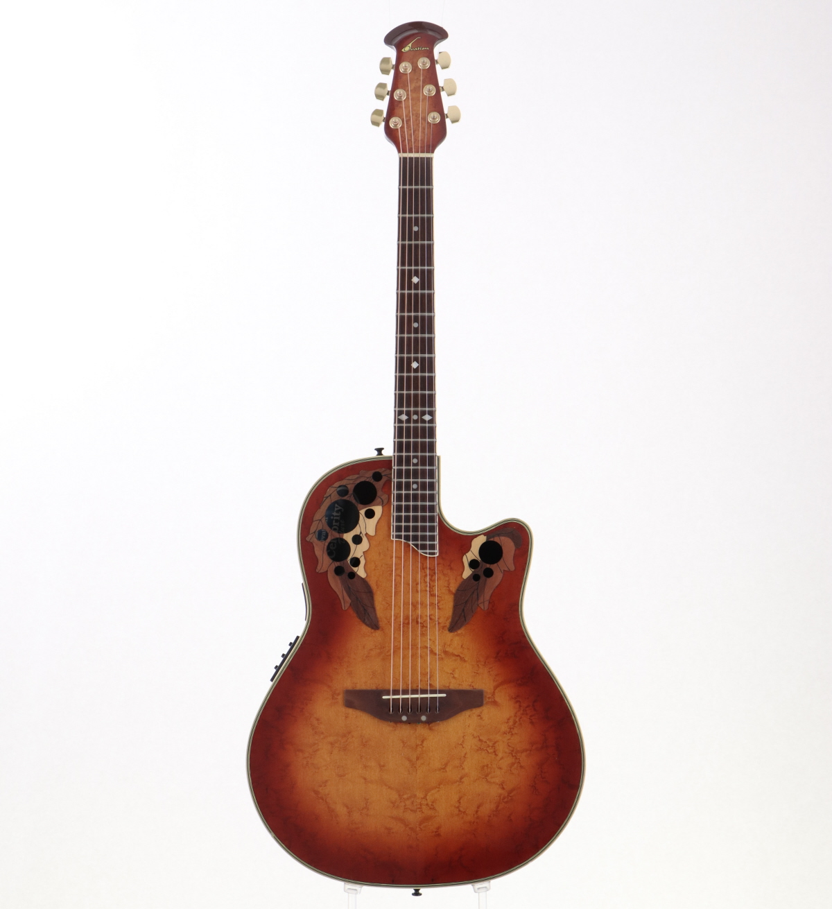 経年美品 オベーションタイプ 薄型ボディー 2wayピックアップ付エレアコ 中古】Ovation / Celebrity Deluxe CC257 Honey Burst 【S/N