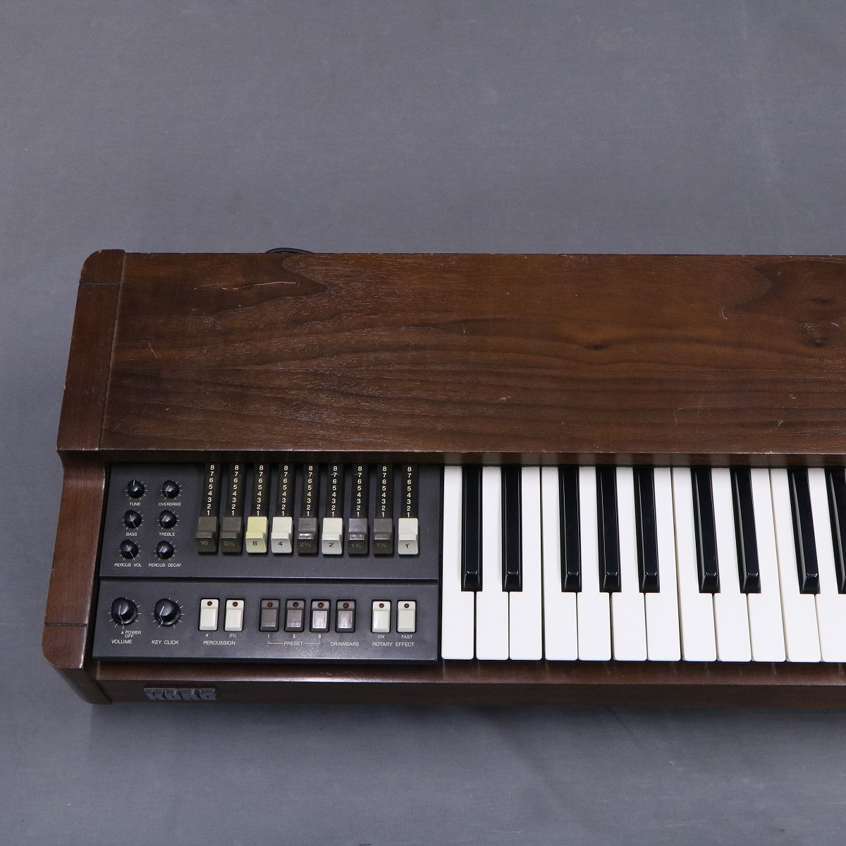 KORG CX-3初期型、年代物ですが美品動作確認済み、ケースは年相応の劣化あり 中古】 KORG / CX-3 COMBO ORGAN w/stand 【VINTAGE