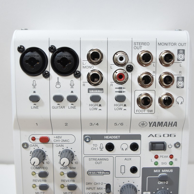 中古】YAMAHA / AG06MK2 White / Live Streaming Mixer 【心斎橋