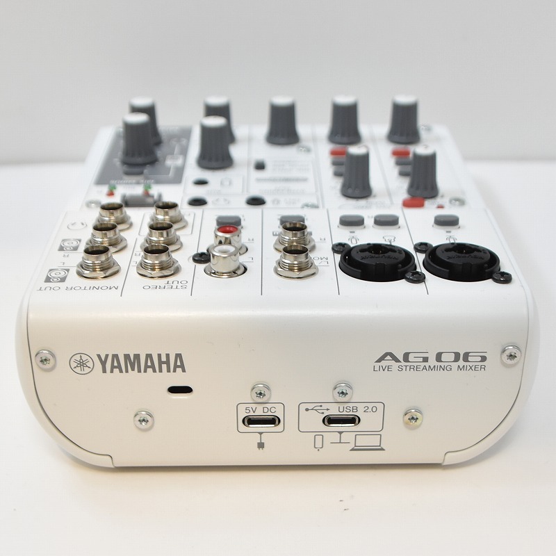YAMAHA AG06mk2 ホワイト　中古品 YAMAHA AG06MK2 White 【梅田店】（中古）【楽器検索デジマート】