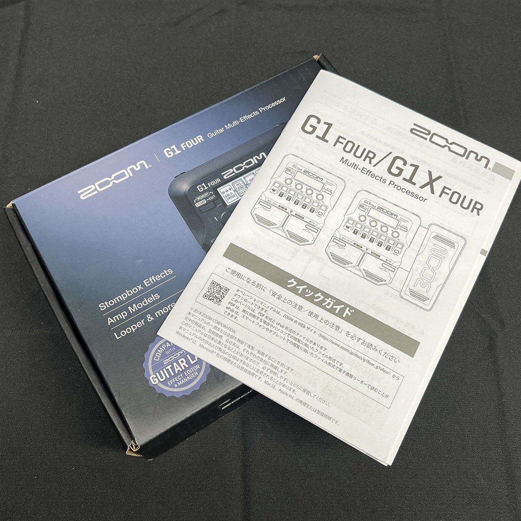 中古 ZOOM G1 FOUR  保証書 箱 有り 中古】ZOOM / G1 Four / Guitar Multi-Effects Processor 【新宿
