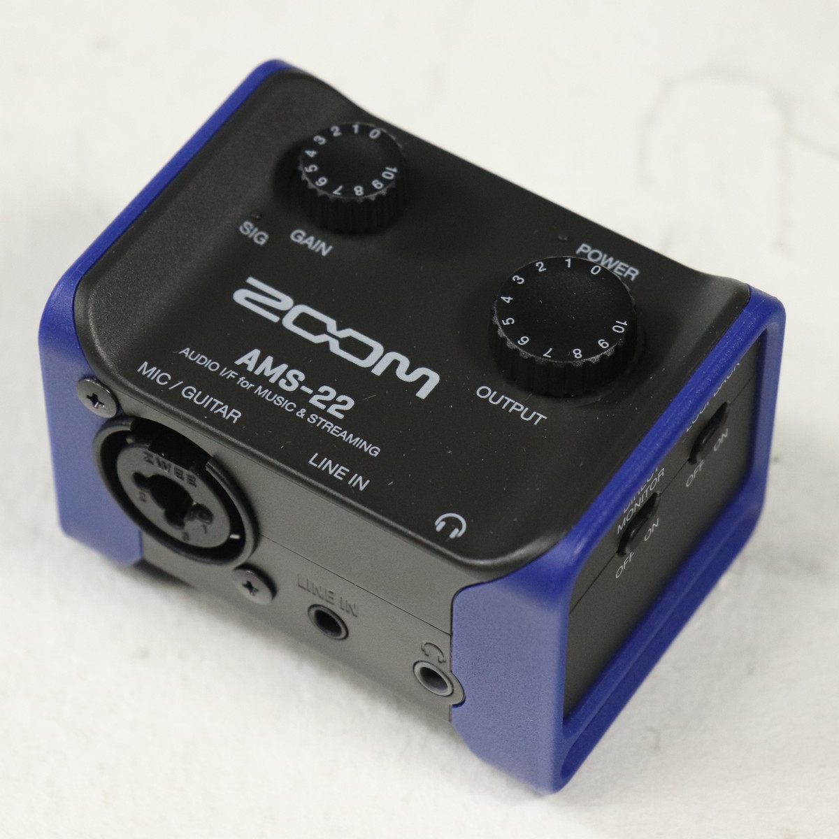 未使用品 ZOOM AMS-22 オーディオインターフェース ZOOM ” AMS-44 / AMS-24 / AMS-22 ” | 音楽制作/ 配信 の2モード