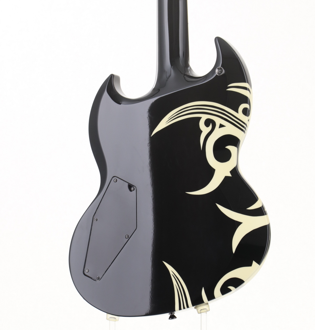 中古】ESP×PEACE MAKER / PM-108VP WAVE MOTION Black w/Tribal