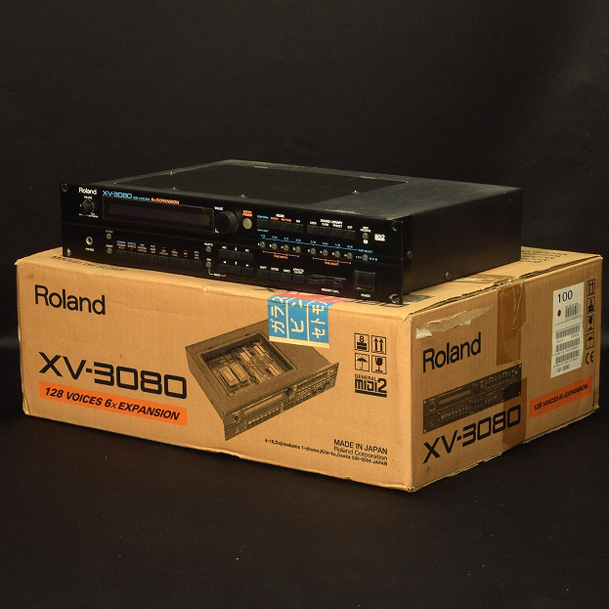 C3033★Roland XV-3080 音源モジュール ローランド　通電のみ確 C3033☆Roland XV-3080 音源モジュール ローランド 通電のみ確