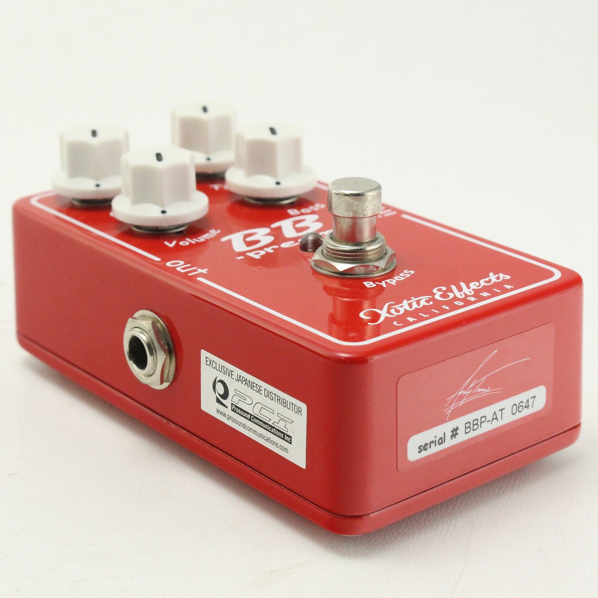平ネジ手書serial期　Xotic BBPreamp b8d5492d-f0c2-4e0d-bcb3-