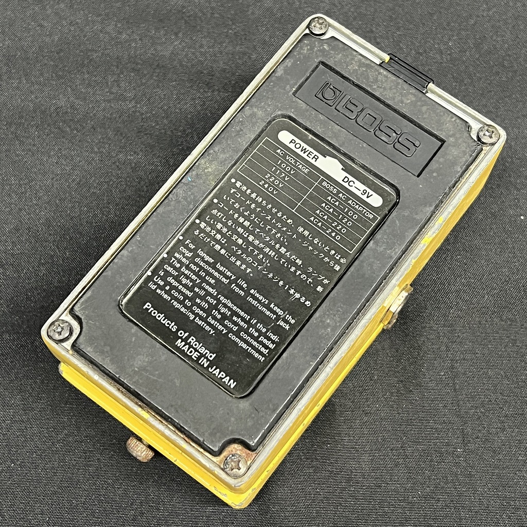 BOSS Over Drive OD-1(JRC4558DD)中古 中古】BOSS OD-1 日本製 黒ネジ JRC4558DD 82年製 オーバー