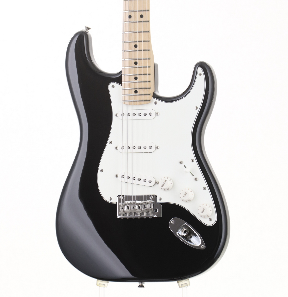 ギター Fender Mexico Player Stratocaster BLACK Fender Player Stratocaster II (MEX, MN) - black Str shape