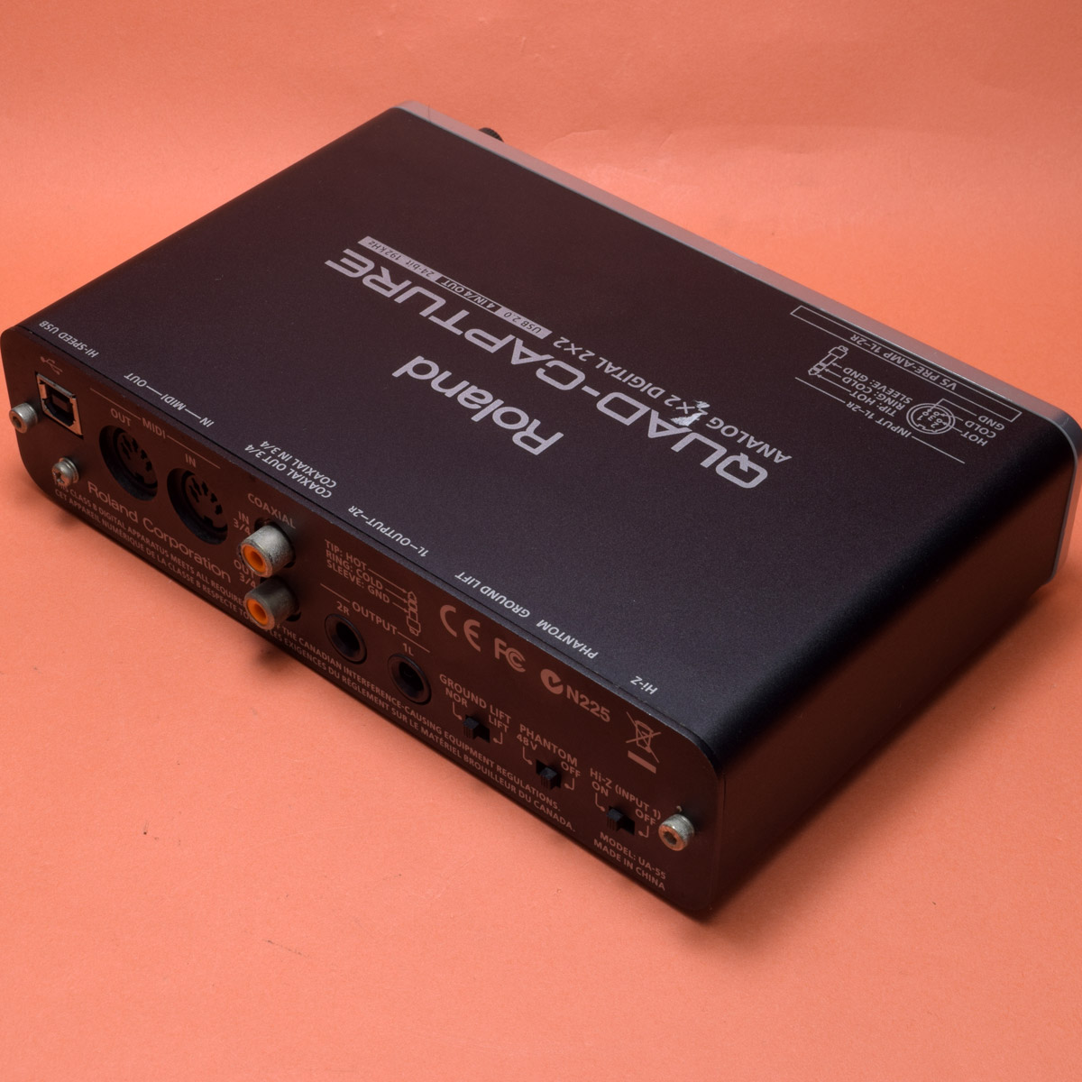 中古 Roland UA-55 Quad-Capture Roland QUAD-CAPTURE - USB 2.0 Audio Interface UA-55 B&H Photo