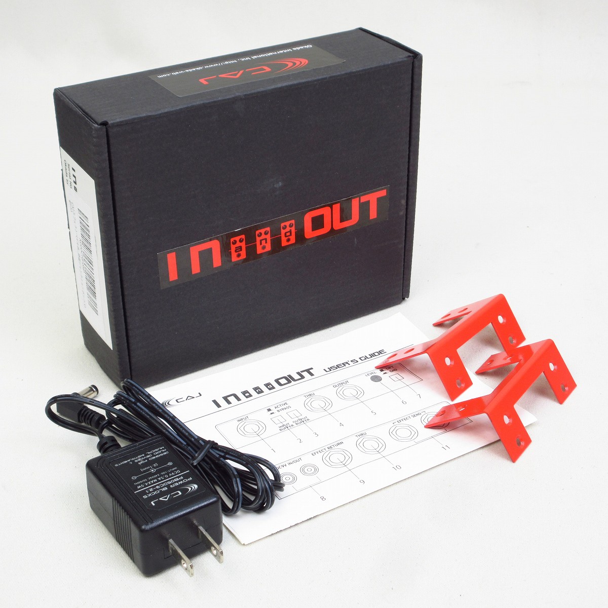 CAJ IN and OUT ジャンクションボックス エフェクター】バッファー内蔵のジャンクションボックスCAJ in