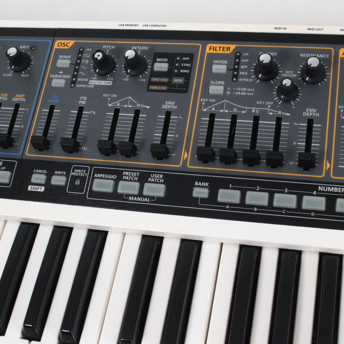 Roland GAIA SH-01 シンセサイザー 49鍵 YAMAHAケース付 GAIA SH-01