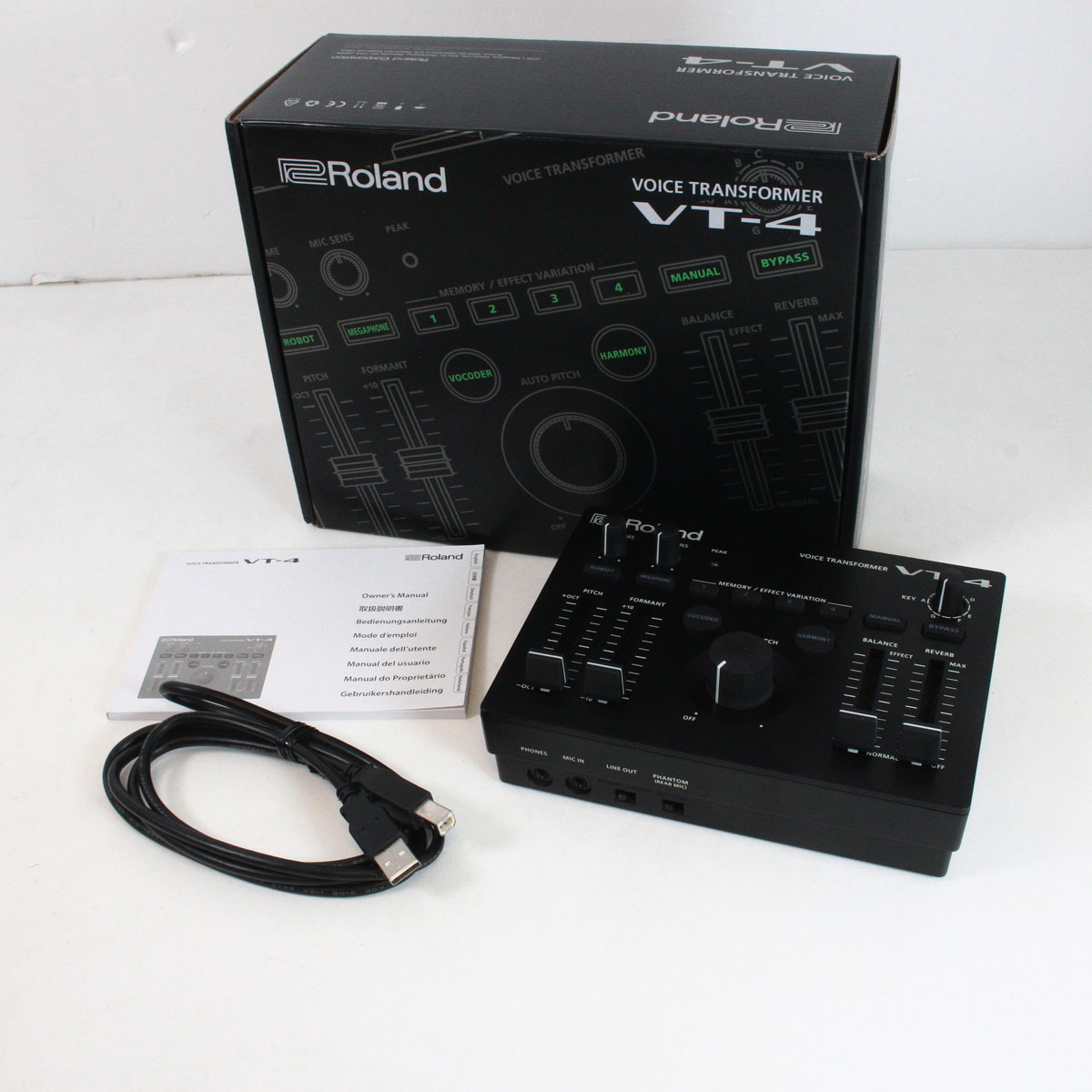 【ほぼ未使用】Roland VT-4 箱・アダプター・説明書あり 美品 ほぼ未使用】Roland VT-4 箱・アダプター・説明書あり 美品 VT-4