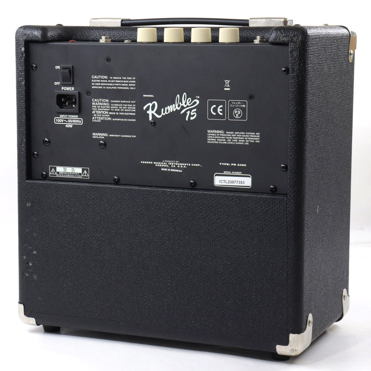 fender rumble 15 中古 美品 最終値下げ fender rumble 15 中古 美品 最終値下げ 2025年最新】fender