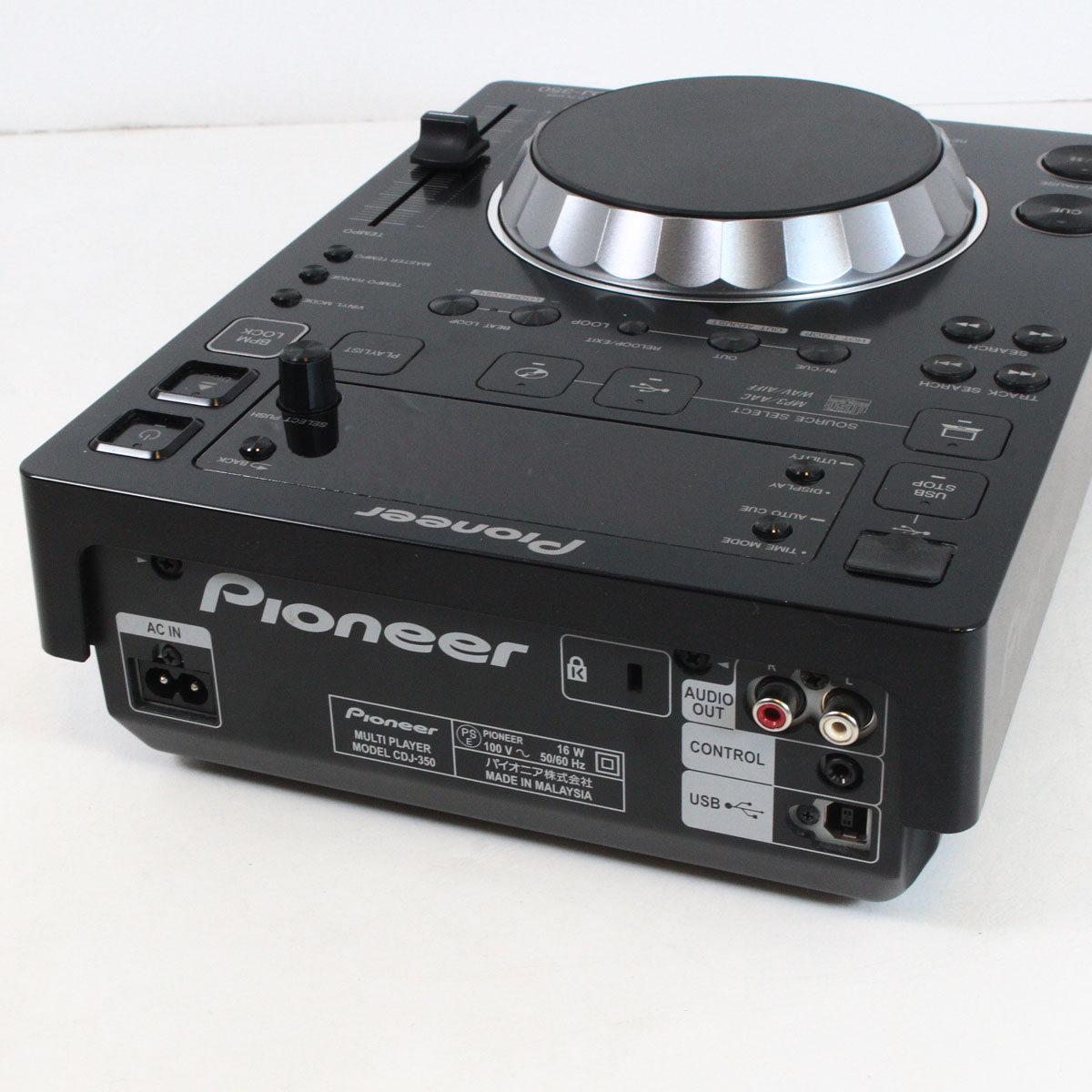 Pioneer CDJ-350 ペア 【中古品】電源・RCAケーブル付き Pioneer CDJ-350 ペア 【中古品】電源・RCAケーブル付き 中古