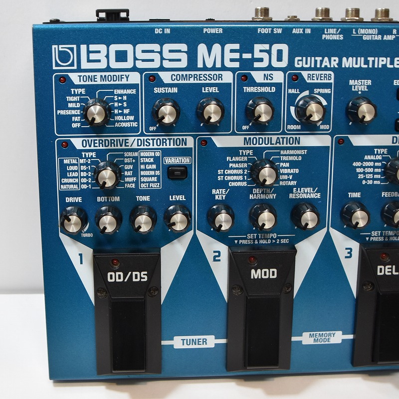 BOSS ME-50 中古　美品　訳アリ！ 中古】BOSS / ME-50 / Guitar Multiple Effects 【訳アリ