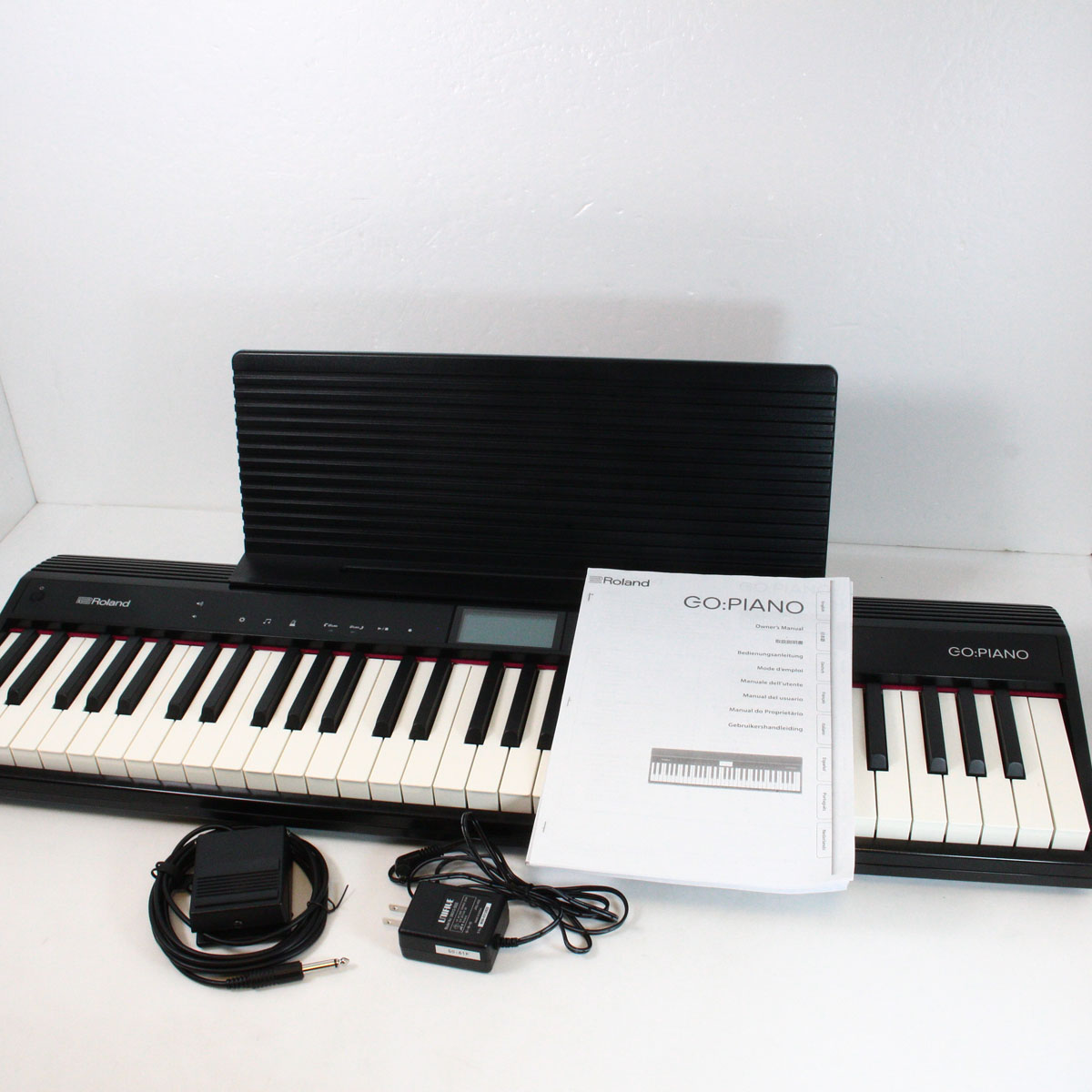 引き取り 着払い限定【8150】 Roland GO-61P 黒 2020年製 Amazon | ROLAND ローランド 61鍵キーボード GO:PIANO GO-61P +
