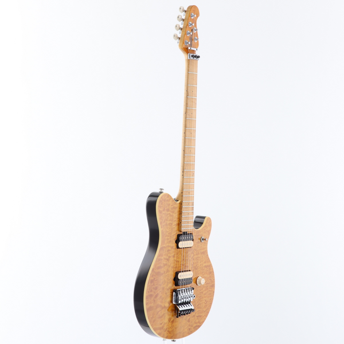 ミュージック hi Music Man / KID Limited AXIS Trans Pink Quilted Maple Top