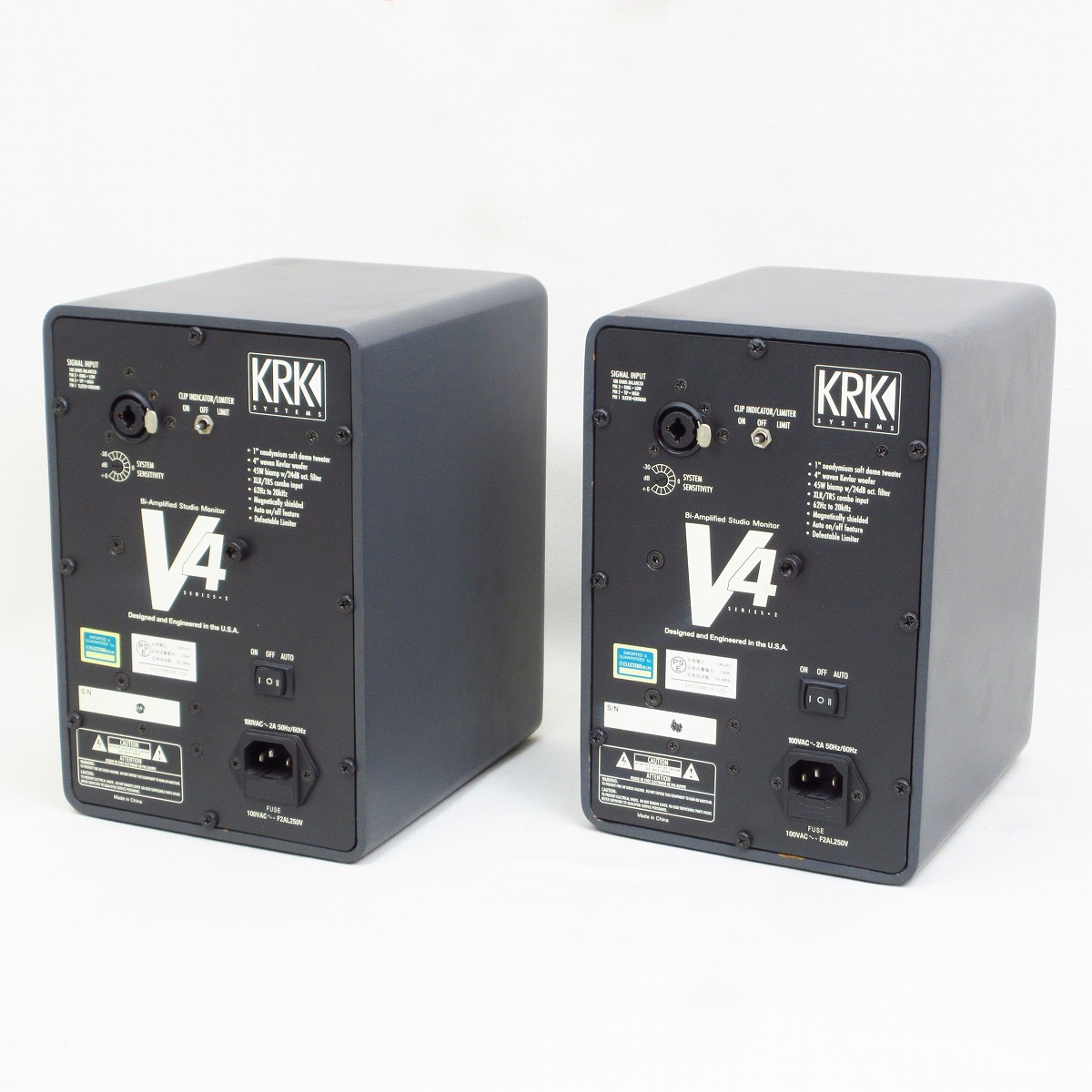 KRK V4 スタジオモニタースピーカー 2台セット KRK V Series4 [V4S4]（ペア）｜ミュージックランドKEY