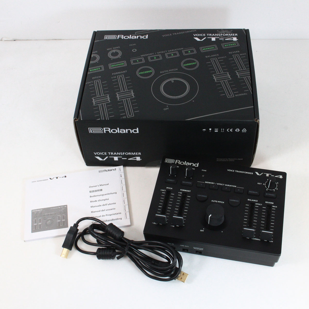 51k Roland VT-4 ボイストランスフォーマー Amazon.com: Roland VT-4 Vocal Transformer , Black : Musical