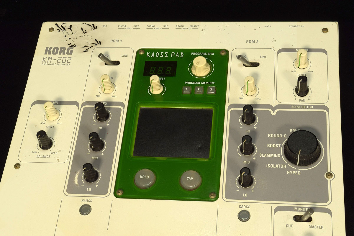 【美品アイテム】KORG KM-202 DJミキサー コルグ 中古】KORG KM-202 カオスパッド搭載DJミキサー - 神奈川県の