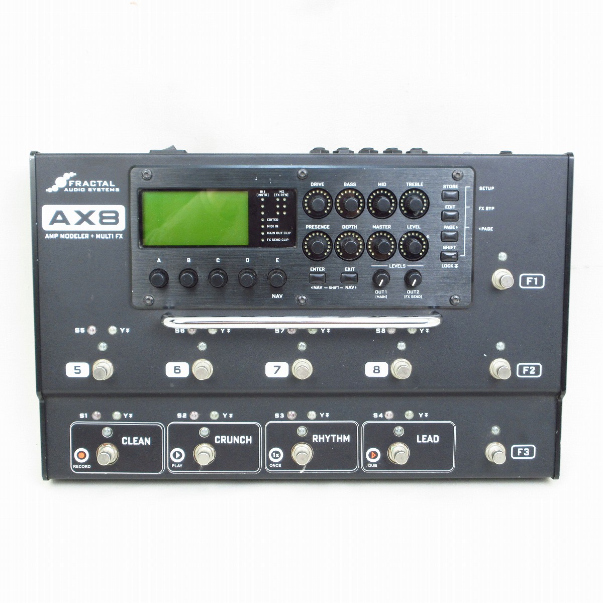 Fractal Audio AX8 マルチエフェクター、ケース付き Fractal Audio Systems AX8 - Axe-Fx IIと同等のアンプ及び