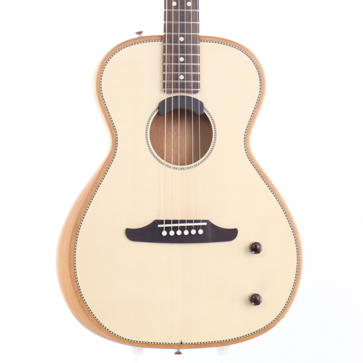 Fender フェンダー エレアコ Highway 美品　ギグバック付属　中古 Fender Highway Series Parlor Natural エレアコギター 薄型