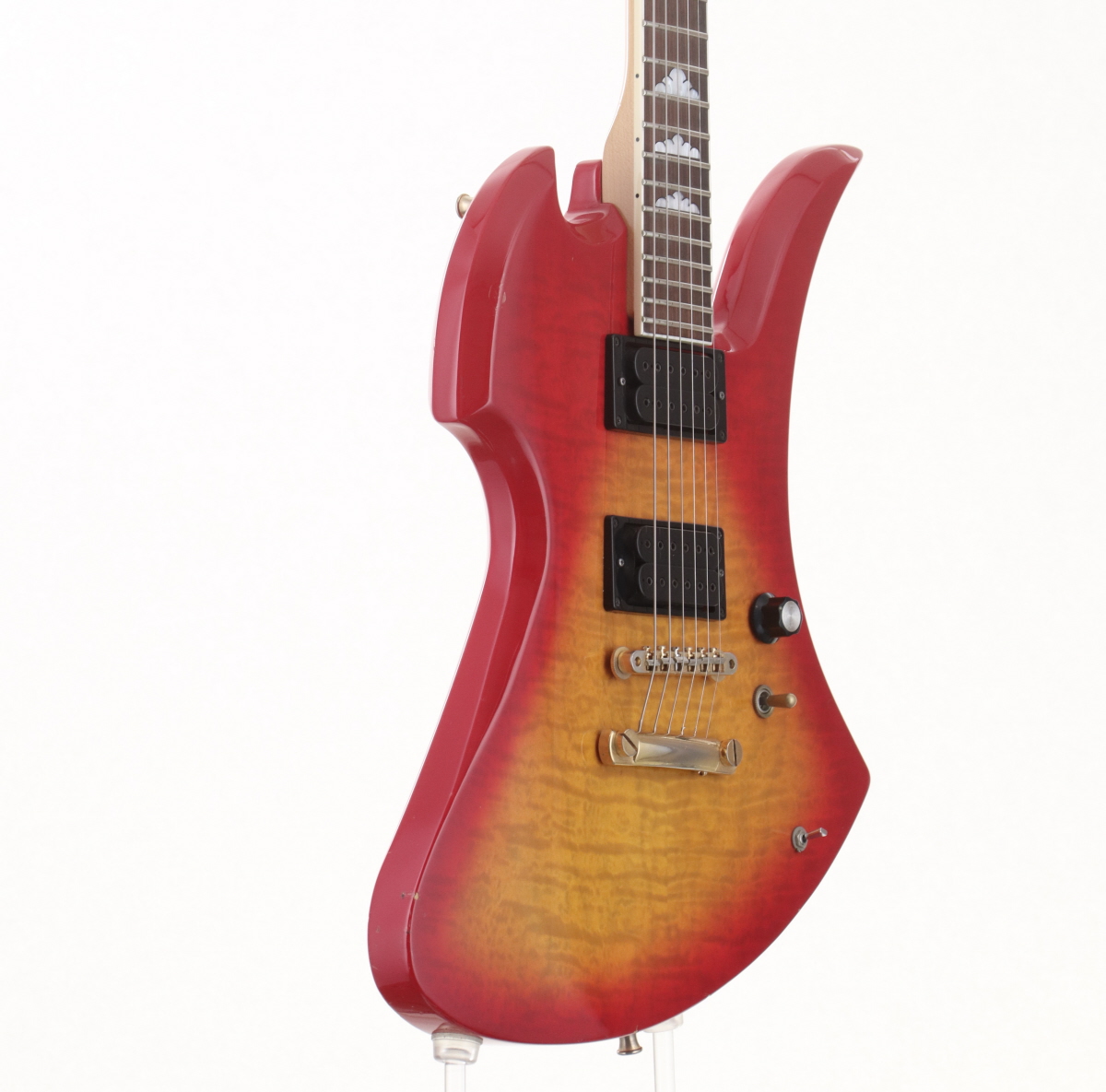 「送料込み」 FERNANDES Burny MG-85X hideモデル Burny MG85X/CS エレキギター バーニー hide Model【中古