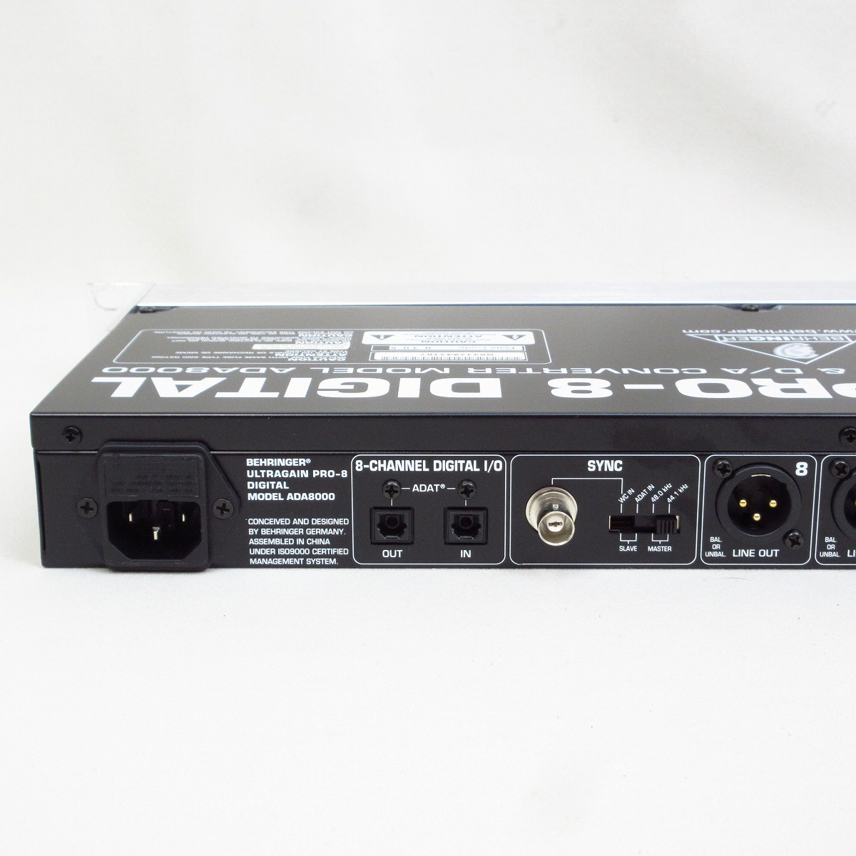 【美品】BEHRINGER ADA8000 マイクプリアンプ ベリンガー Amazon.co.jp: Behringer ULTRAGAIN PRO-8 DIGITAL ADA8000
