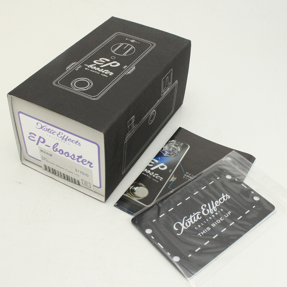 xotic ep booster　美品 箱マニュアル付き 中古】 XOTIC / EP-Booster 15th Anniversary Metallic Purple