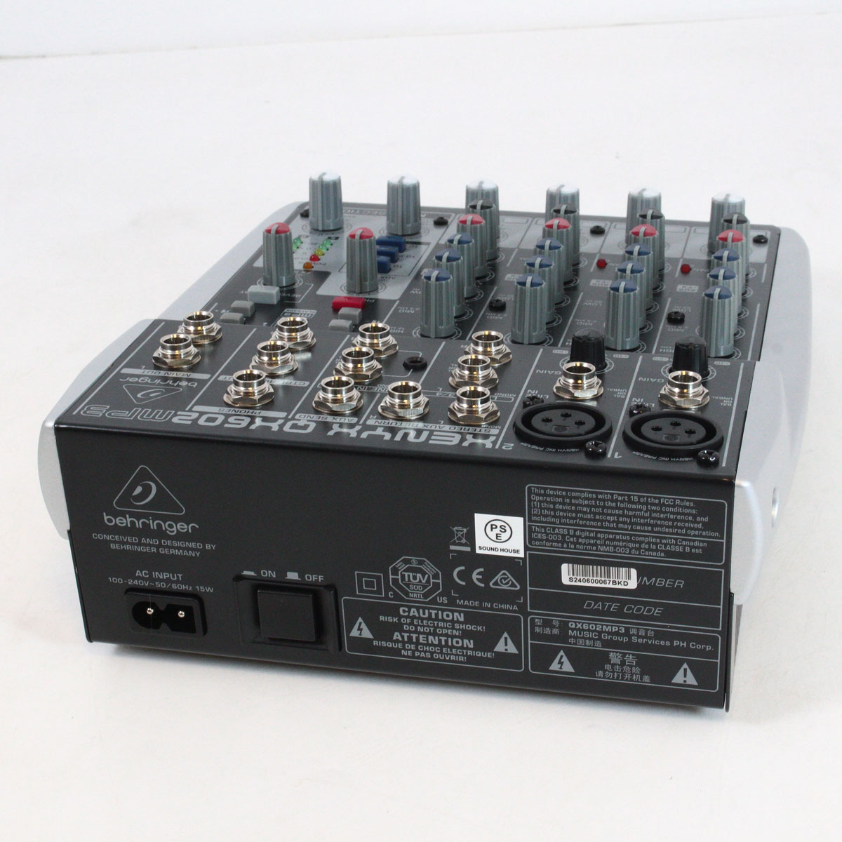 配信機器・PA機器・レコーディング機器 XENYX QX602MP3 Amazon | BEHRINGER XENYX QX602MP3 | ミキサー | 楽器・音響機器