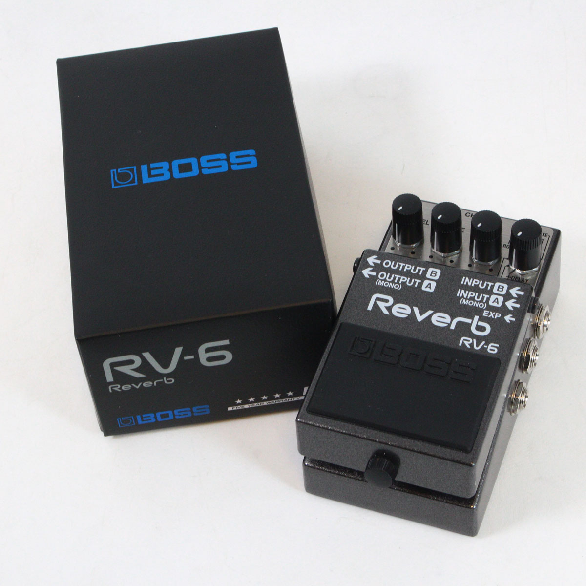 BOSS RV-6 Reverb 美品、元箱・保証書付き Amazon | BOSS ボス Reverb RV-6 | ディレイ・リバーブ | 楽器