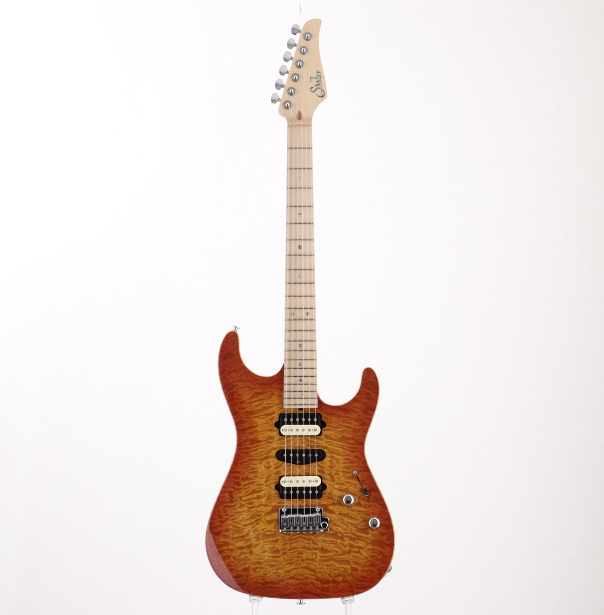 ギター Suhr Standard Quilt Maple Honey Burst suhr_standard_plus_guitar_ambe