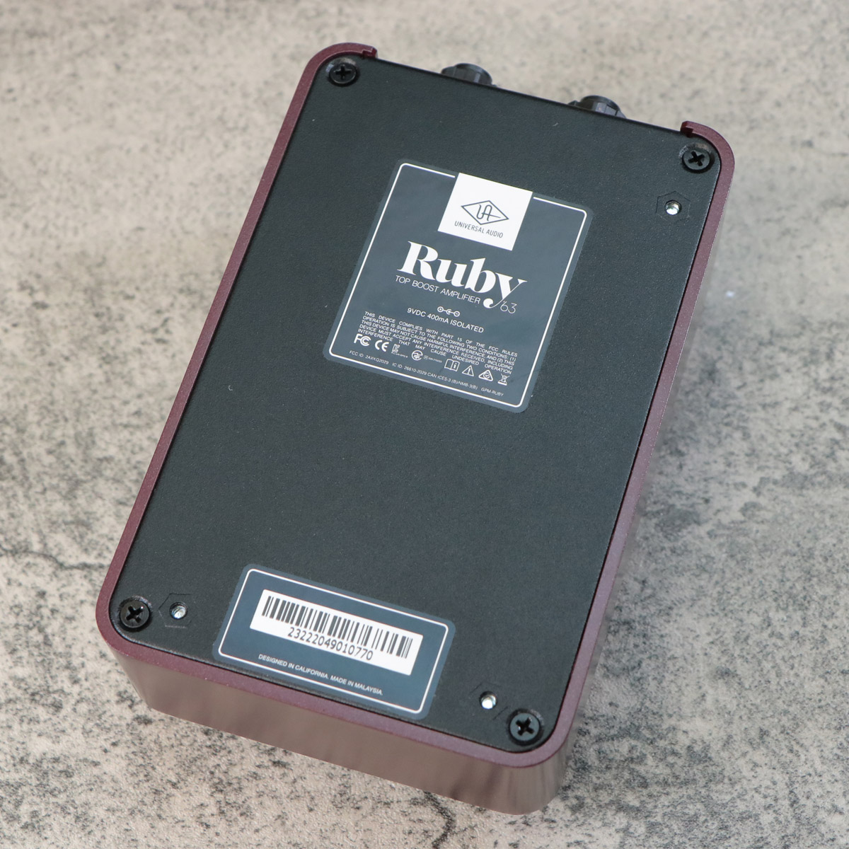 中古】Universal Audio / UAFX Ruby 63 Top Boost Amplifier