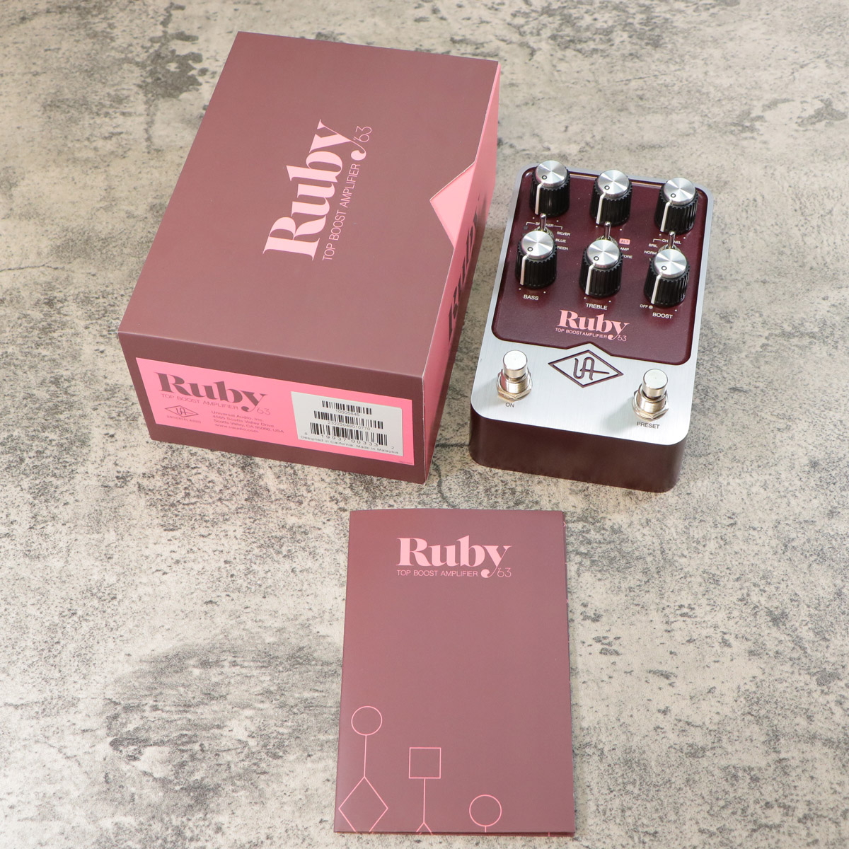 中古】Universal Audio / UAFX Ruby 63 Top Boost Amplifier