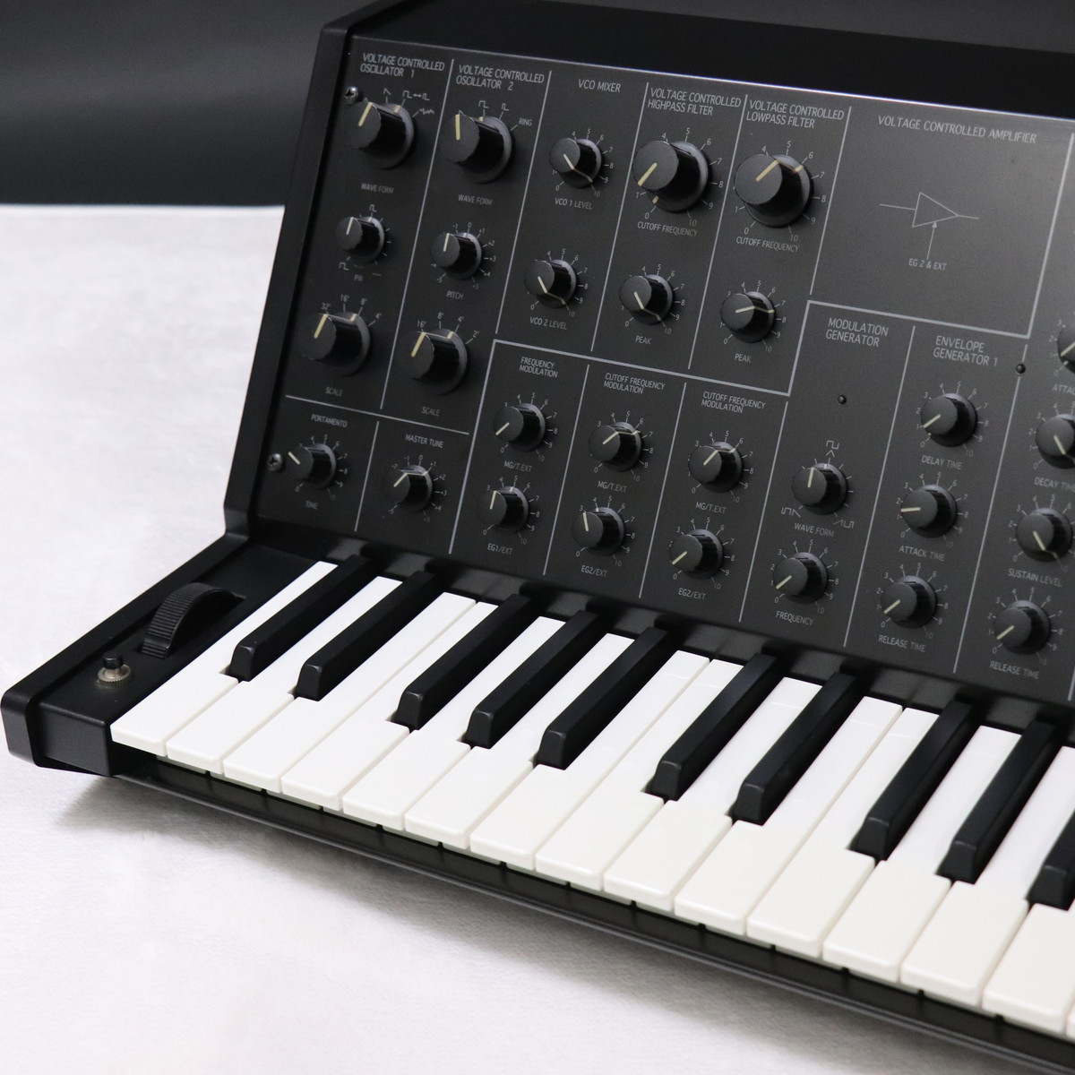 KORG MS-20 mini モジュラー　アナログシンセサイザー　箱付き KORG MS-20 mini ブラック アナログシンセサイザー 37鍵盤