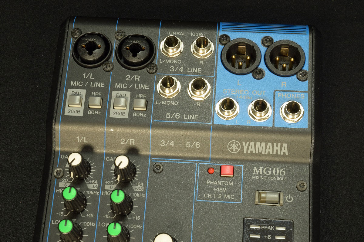 【未開封】YAMAHA　MG06 ヤマハ YAMAHA MG06 ミキサー(ヤマハ MGシリーズ 6チャンネル