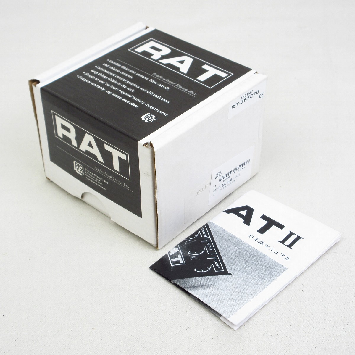 RAT2 PROCO ディストーション(外箱付き) Amazon | Pro Co RAT II Distortion 【国内正規輸入品