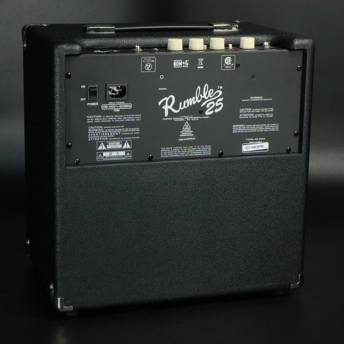 中古】Fender / RUMBLE 25 V3 ベースアンプ【名古屋栄店