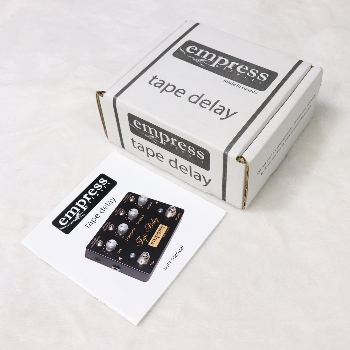 empress Tape Daley　ディレイ 個人的No1ディレイペダル【empress Tape Delay】 - YouTube